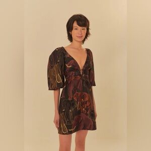 Farm Rio Elephant Mini Dress